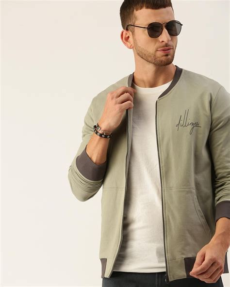 Buy Men's Grey Color Block Jacket Online at Bewakoof