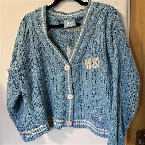 Taylor swift 1989 Cardigan size MD/LG Unopened (the... - Depop