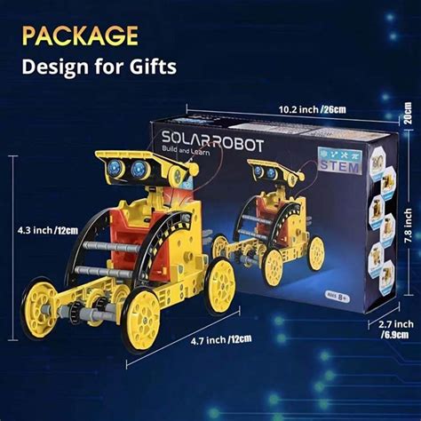 Brinquedo Robô Solar de Exploração da Lua de 12-em-1 Experimento ...