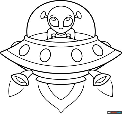 Image result for Alien Spaceship Coloring Pages