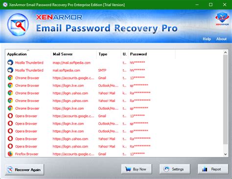Email Password Recovery Master Program 的图像结果