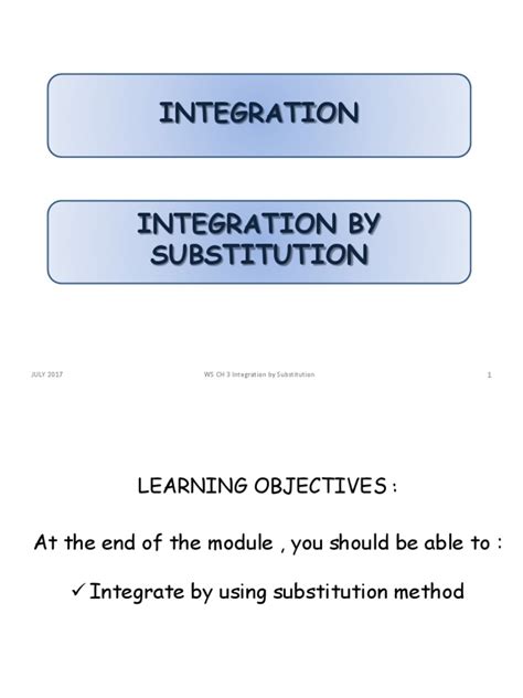 Image result for Integrating Using Substitution