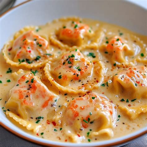 Lobster Ravioli in Garlic Butter Sauce Recipe - My Daily Cuisine