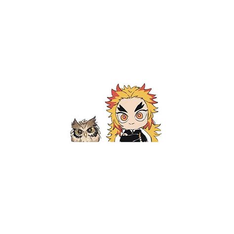 Buy Demon Slayer Infinity Train Kyojuro Rengoku Stickers, Anime ...