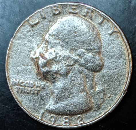 1982-p quarter weight 4.9g and no FACE Washington | Coin Talk