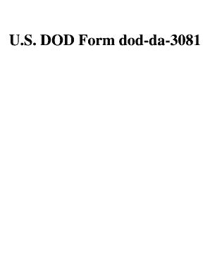 Form 3081 - Fill Online, Printable, Fillable, Blank | pdfFiller