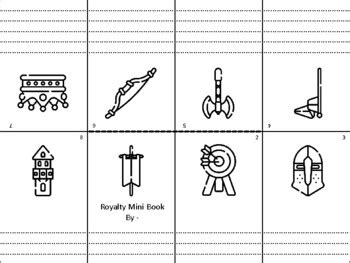 40 Royalty Mini Books, Picture Writing, Back to School Week Activity ...