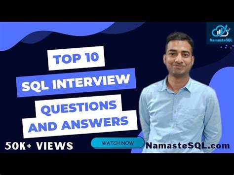 Image result for SQL Interview Questions and Answers Kudvenkat