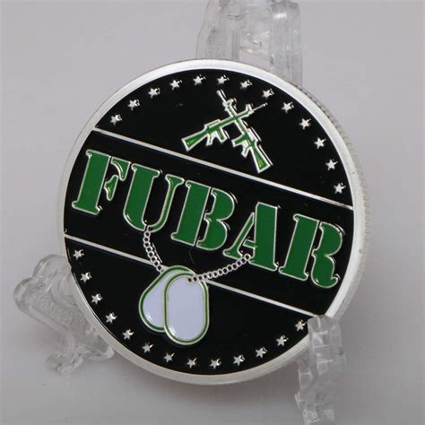 Buy Decision Making Flipping Coin FUBAR Snafu Challenge Coin (Silver ...