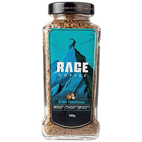 Buy Rage Coffee Irish Hazelnut Flavour - Premium Arabica Instant Coffee ...