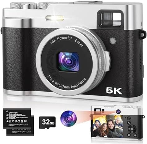 Buy XNSIAKXA 5K Digital Camera for Photography, 48MP Autofocus Vlogging ...