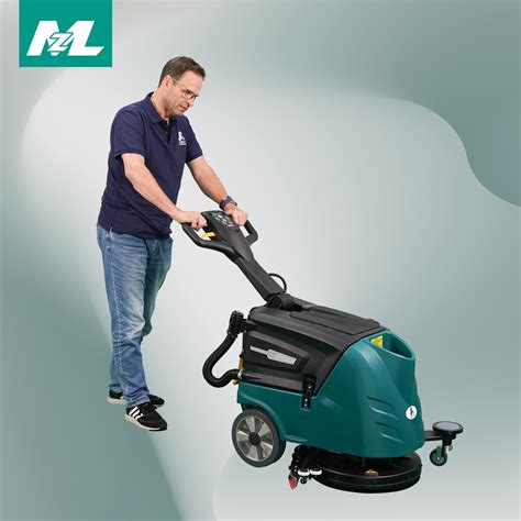 Battery Powered Floor Scrubber Walk-Behind Pressure Washer 23kg for ...
