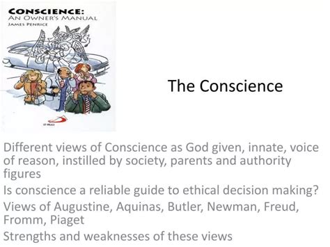 Image result for The Conscience Basic Understanding