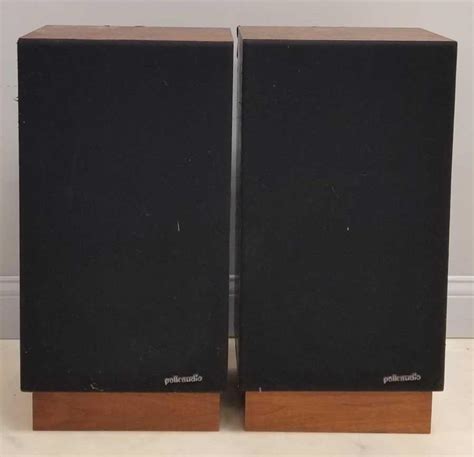 Sold Price: Vintage Polk Audio Floor Speakers - Invalid date CST