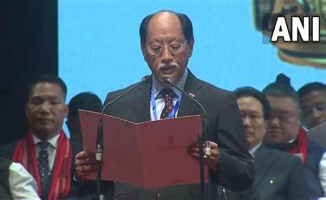 NDPP leader Neiphiu Rio takes oath as CM of Nagaland for fifth term
