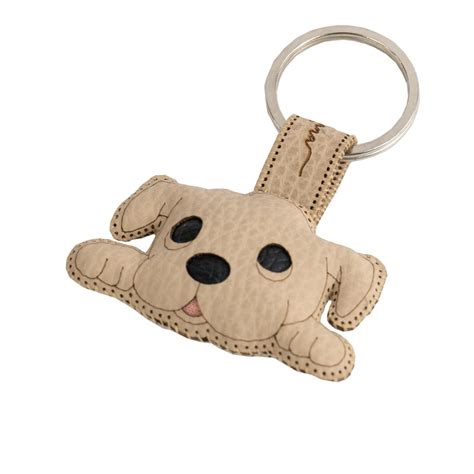 Handcrafted and Upcycled Puppy Dog Key Chain | Gift by Aradhana Shop ...