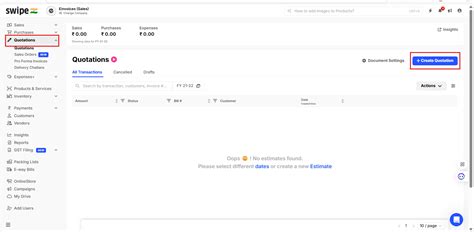How to create Quotation using Serial/IMEI NO. in Web? - General - Swipe