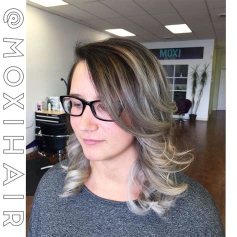 Silver ombre silver balayage Erie Pennsylvania hair salon | Hair salon ...