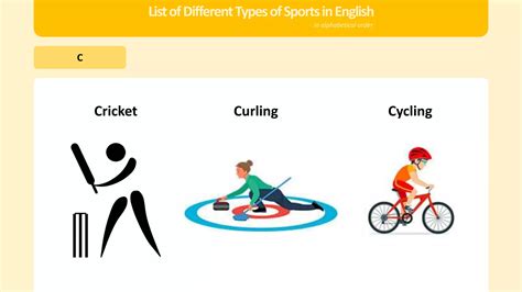 Easy Different Kinds of Sports 的图像结果