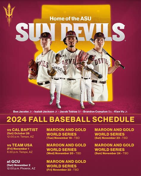 Sun Devil Baseball: Maroon and Gold World Series | ASU Events