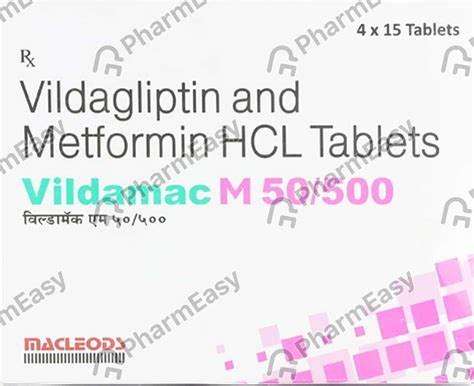 Vildaphage M Tablet 15'S: Uses, Side Effects, Price & Dosage | PharmEasy