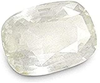 Ayush Gems 6.25 Ratti - 5.45 Carat Natural Unheated White Sapphire ...