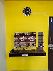 DECORVAIZ Wooden Wall Mounted TV Unit, TV Cabinet for Wall, TV Stand ...