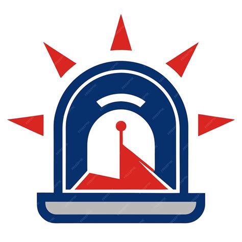 Alarm emergency logo design vector art and illustration | Premium AI ...