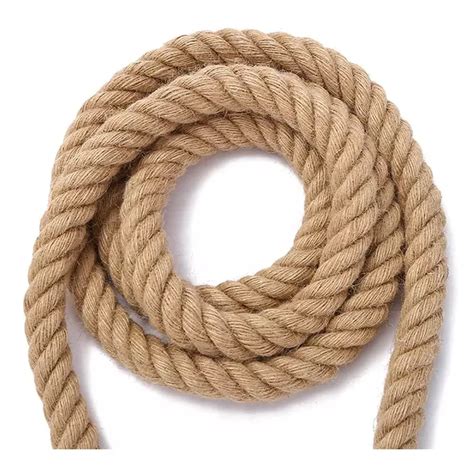 100% Natural Hessian Jute Rope, 15mm Thick (2 Meters), Organic Hemp ...