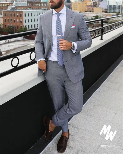 Gray Suit Combinations: Best Shirts and Ties Combination | Terno, Look ...
