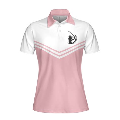 Golfing Forever Housework Whenever Pink Golf Short Sleeve Women Polo S ...