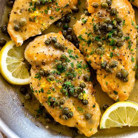 Chicken Piccata with Lemon Caper Sauce - Jessica Gavin