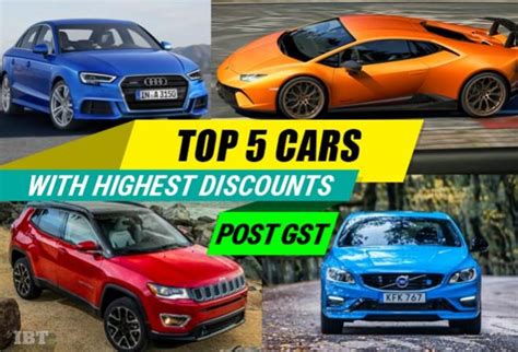 GST price cut: Top 5 cars with highest discounts in India - IBTimes India