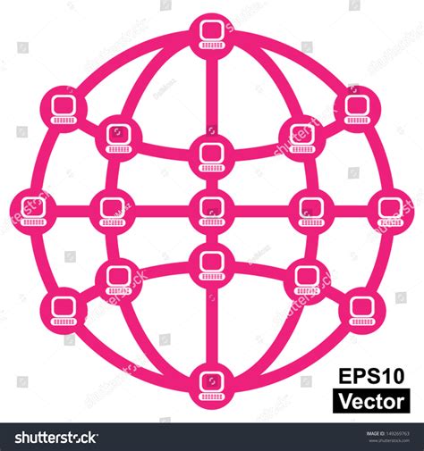 Computer Network Types Vector Image 的图像结果