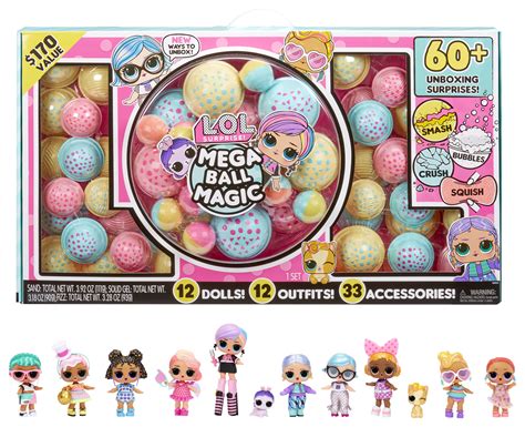 LOL Surprise Color Change Mega Pack Collectible Doll Exclusive w/ 70 ...