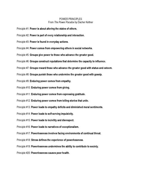 Image result for Principles of Power