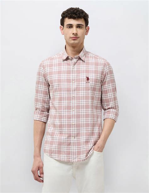 Grid Tattersall Checked Regular Fit Shirt – U.S. Polo Assn. India