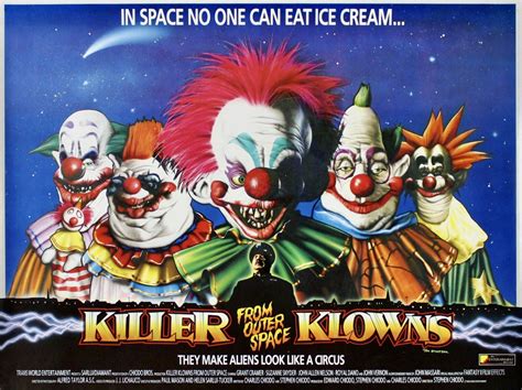 Original Killer Klowns from Outer Space Movie Poster - Cult Movie