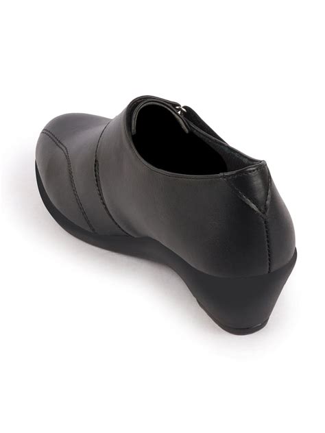 Buy Women Black Heel Slip On Shoes Online | Fausto