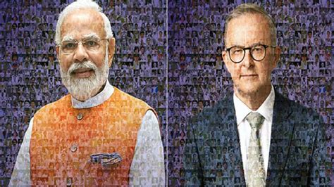 PM Modi, Anthony Albanese gifted collages fashioned by images of Indian ...