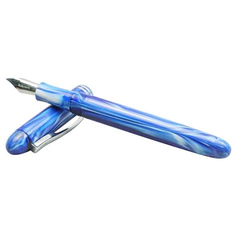 Kanwrite Desire 35 Blue White Color Body No.35 Medium Flex SSF Nib ...