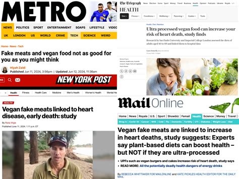 Ultra-Processed Food Research Misleading Consumers About Plant-Based Meat: Study