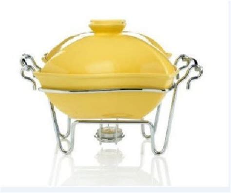 Buy Godinger Buttercup Yellow Covered Pagoda Baker With Tealight and ...