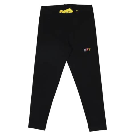 Off-White Black Diag Rainbow Leggings | Les Petits - Les Petits
