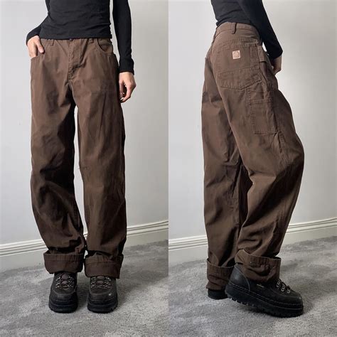 vintage brown carpenter jeans thick chocolate brown... - Depop in 2024 ...
