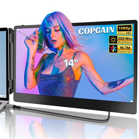 Buy CopGain 2023 Upgraded S1 14” Portable Monitor for Laptop Screen ...