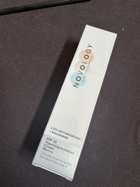 Novology Pigmentation Reduction Moisturiser for Dark Spots, Acne Marks ...