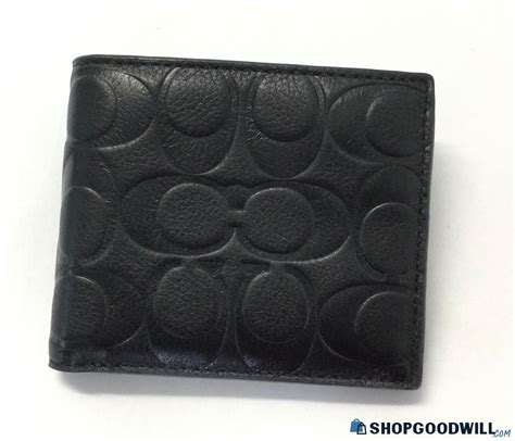 Coach Mens Wallet Black | ShopGoodwill.com