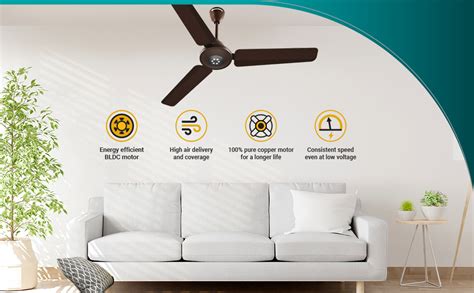 Buy atomberg Efficio Azor 1200mm | BLDC Motor 5 Star Rated Classic ...