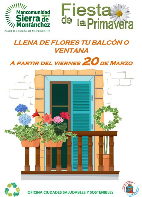 LLENA DE FLORES TU BALCÓN O VENTANA